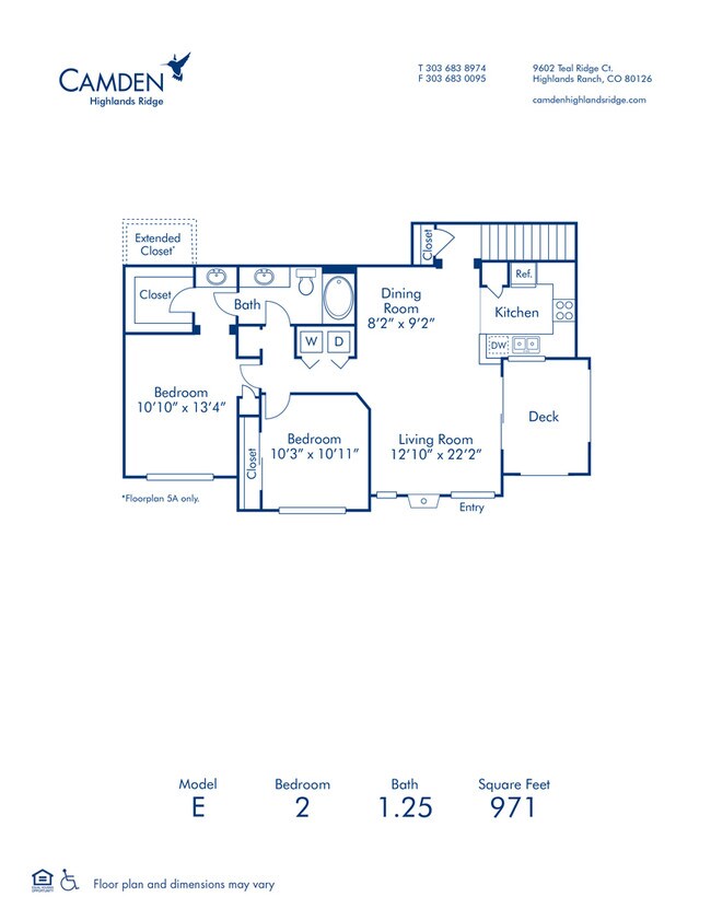 Floorplan - Camden Highlands Ridge