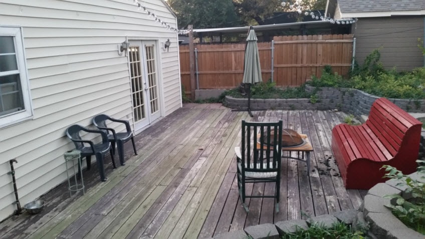 Back porch - 4624 Calmont Ave