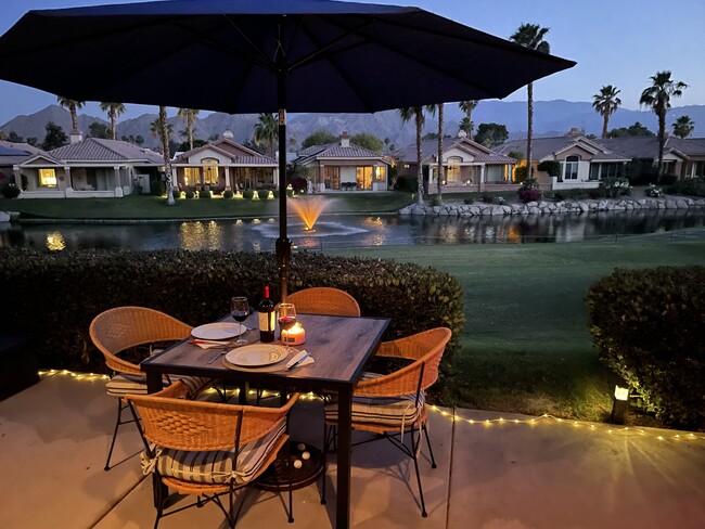 The Oasis Outdoor Dining - Furnished Luxury Golf Course Condos