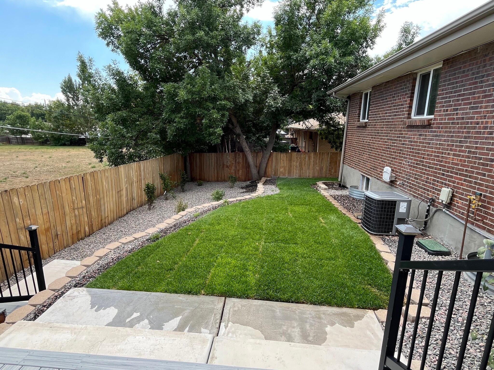 New landscaping and irrigation installed 2025 - 1180 S Depew St