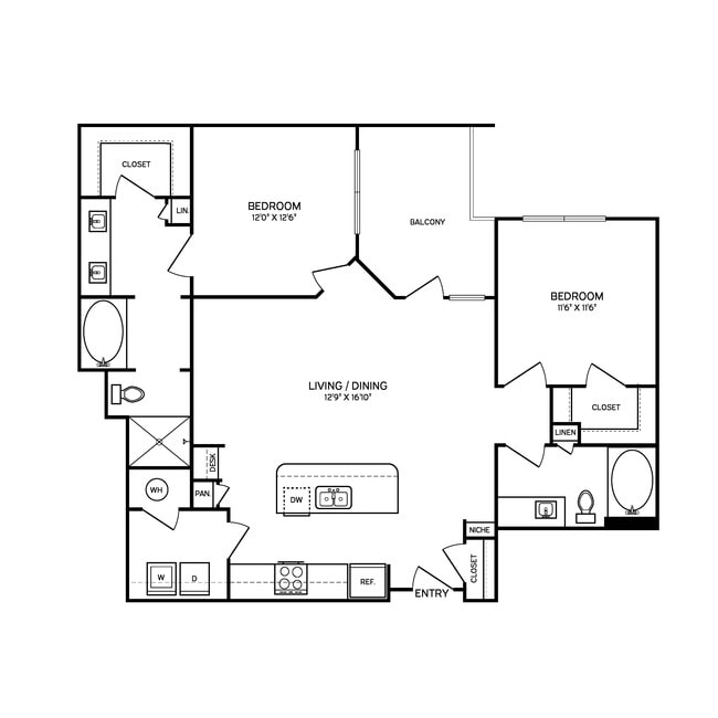 Floorplan - Allure at Southpark
