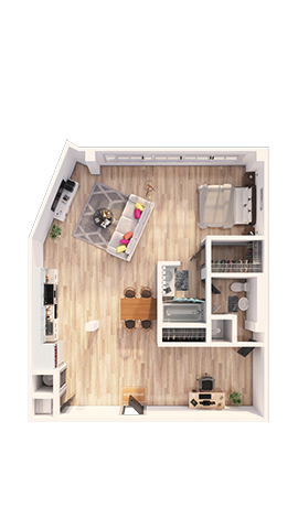 Floorplan - Roosevelt Lofts