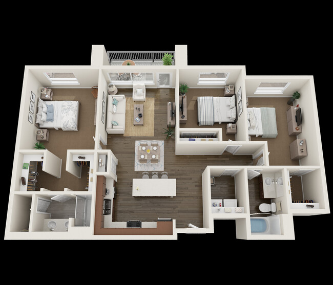 Floorplan - Foothill Lofts Apartments and  Townhomes