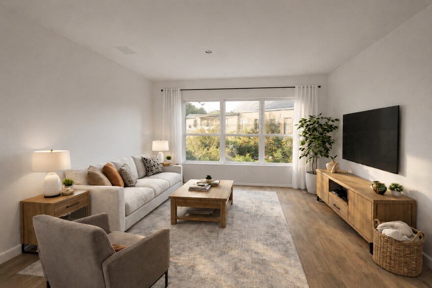 Living Room (AI Rendered) - 1641 Groom Rd