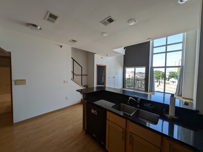 View of the kitchen looking out to the living room - 2121 S Kinnickinnic Ave