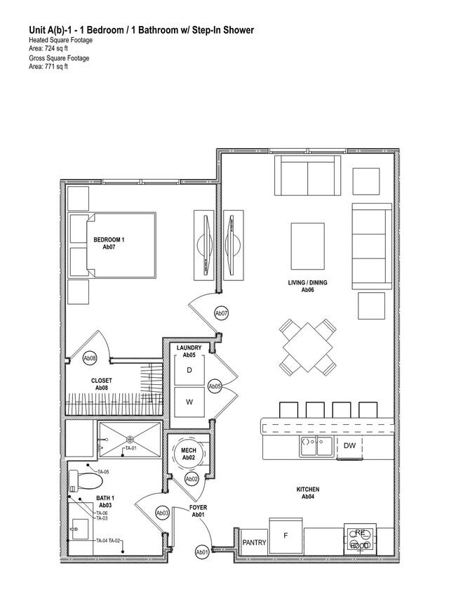 Floorplan - 600 Peters Creek