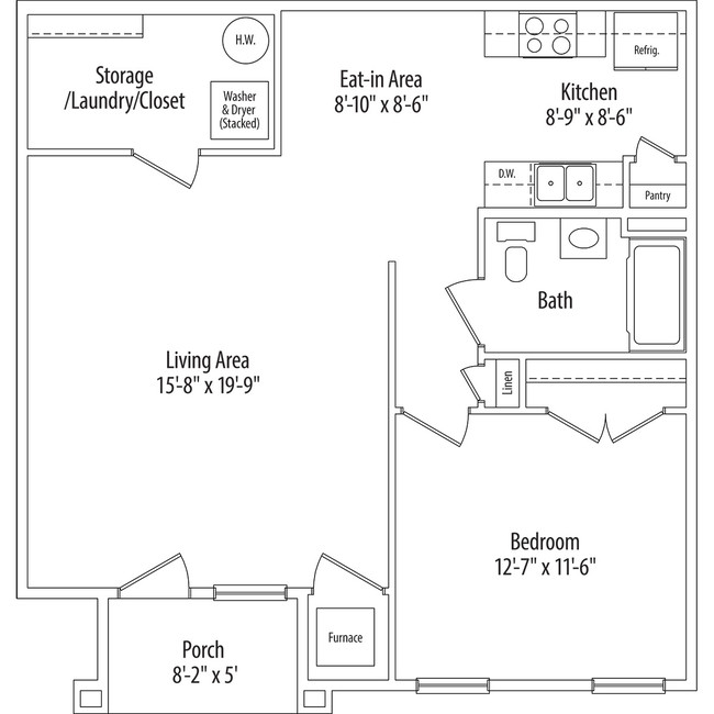 Bent Creek Apartments: The Samoa - Bent Creek Apartments