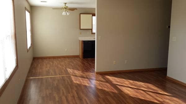 Living Room to Kitchen - Stoney Meadow Apartments
