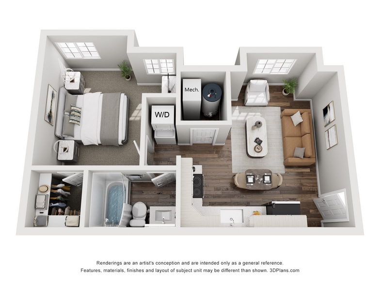 Telluride_1 Bed.jpg - Telluride Apartments