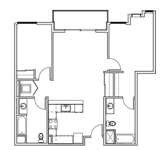 Floorplan - The Villas in Bellevue