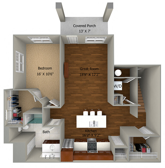 Floorplan - Cedar Place Apartments