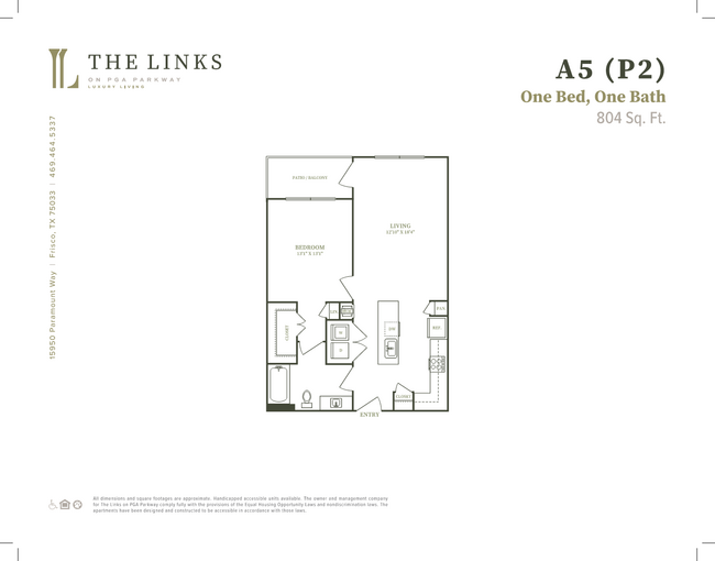 Floorplan - The Links on PGA Parkway - Phase II