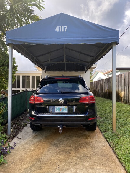 Covered Parking Behind Garage - 4117 Van Buren St