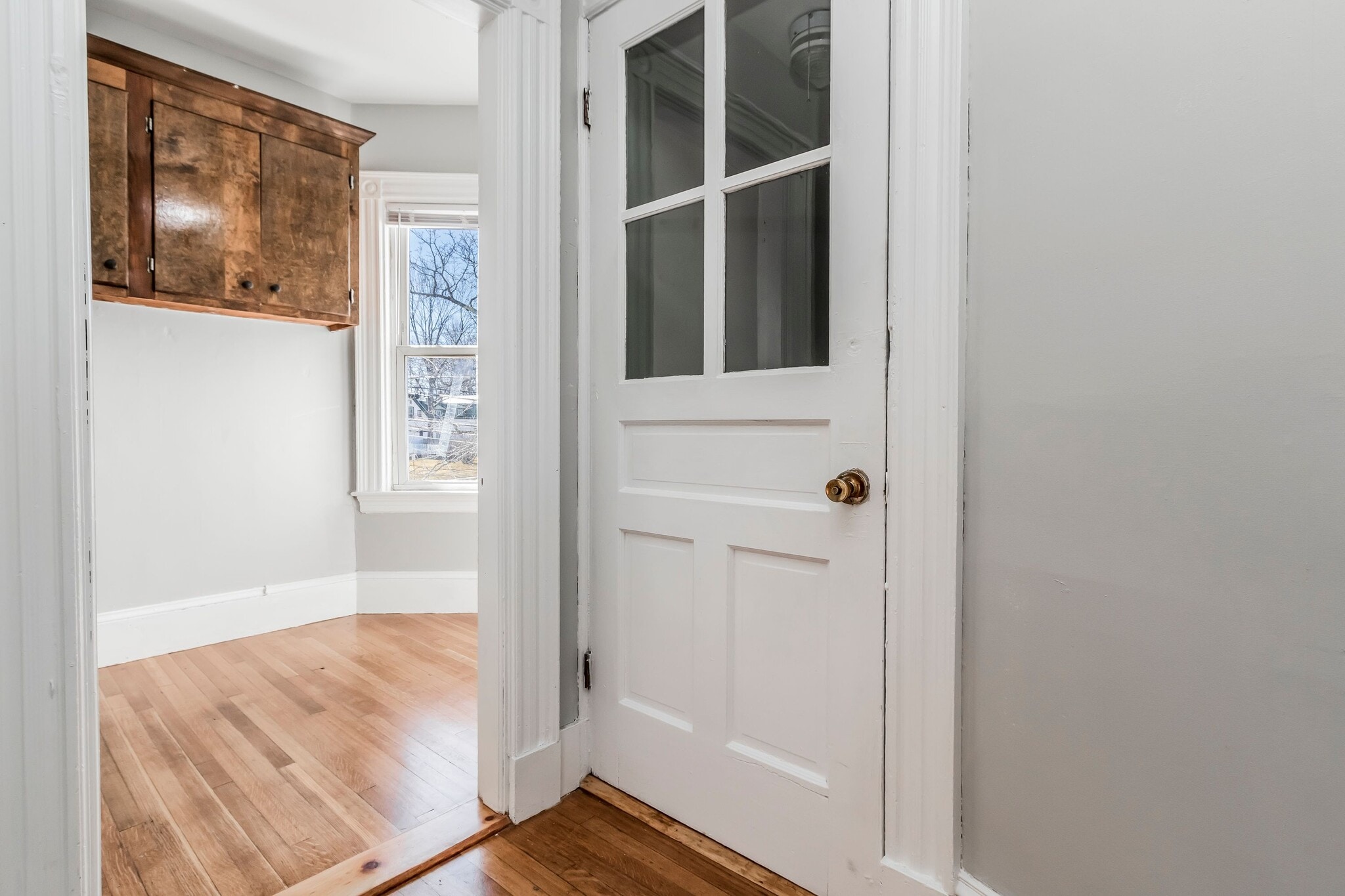 Front door to unit - Pantry/Storage closet. - 221 Bridge St