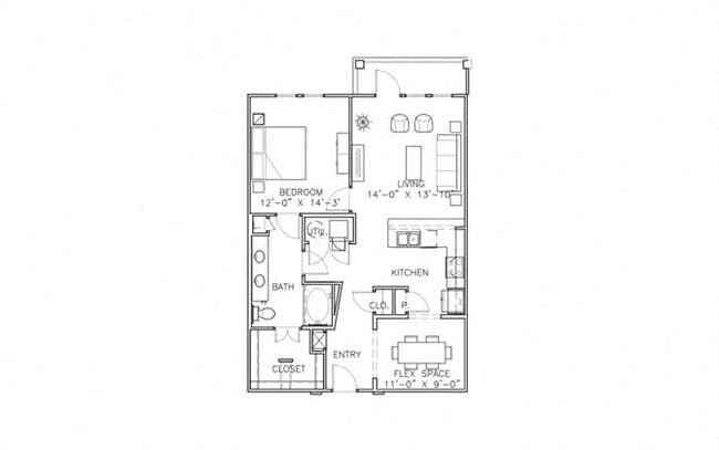 Floorplan - The District Apartments