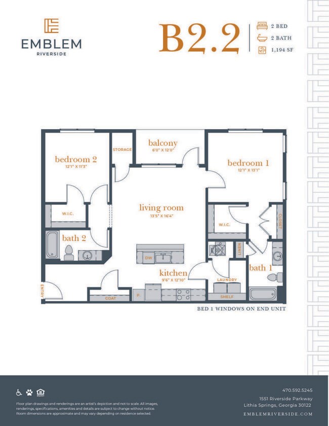 Floorplan - Emblem Riverside