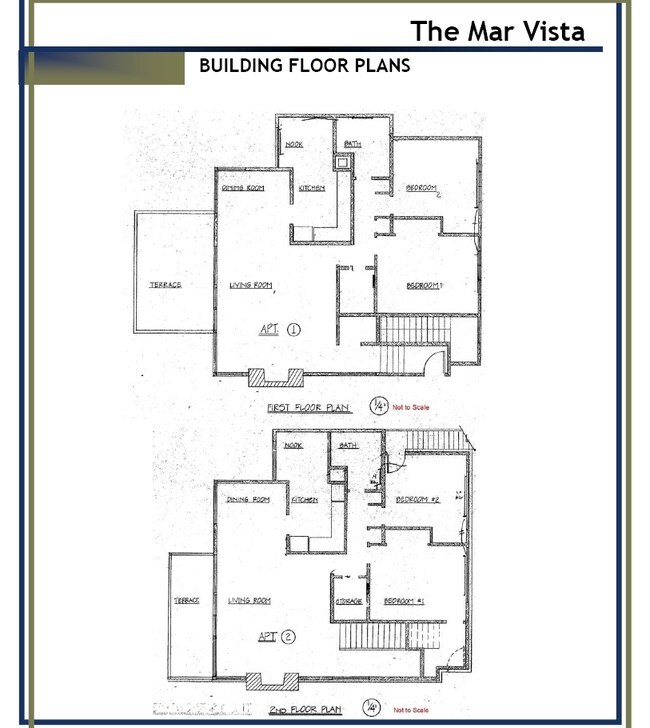 Floor Plan 1st & 2nd - Mar Vista
