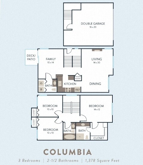 Floorplan - Hidden River Townhomes
