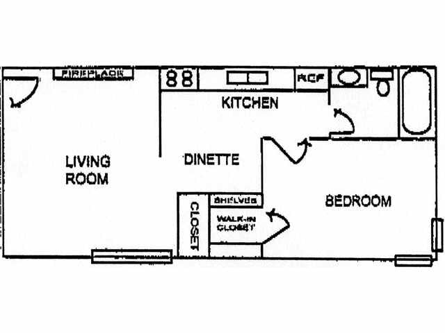 Floorplan - Brosig Street Apartments