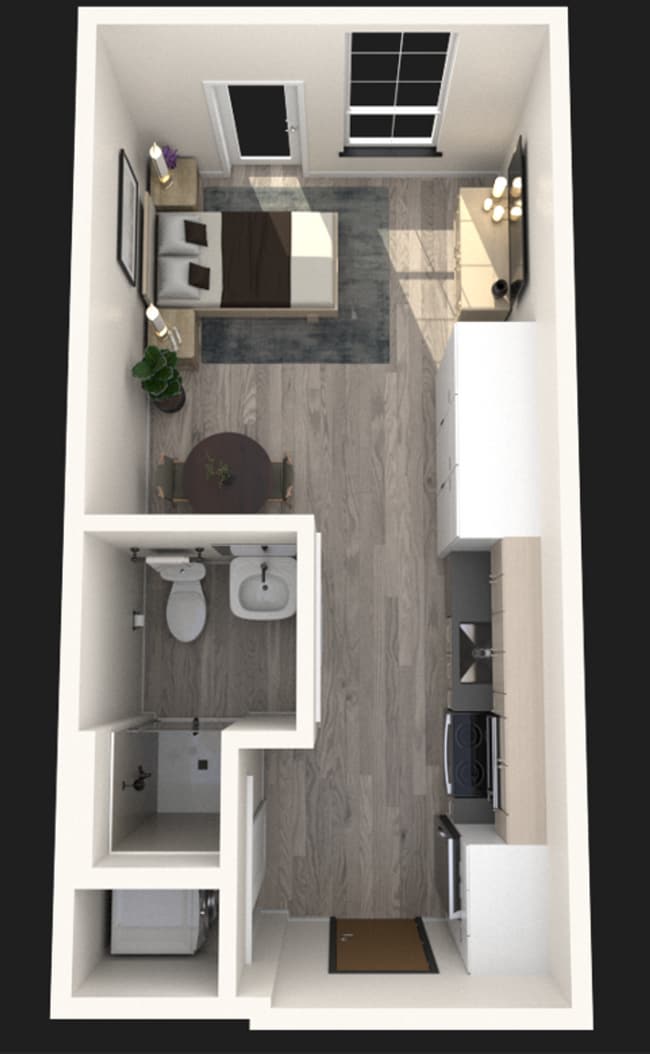 Floorplan - CHRONICLE: Stylish Wallingford Studios with Full Appliance Package & Premium Amenities