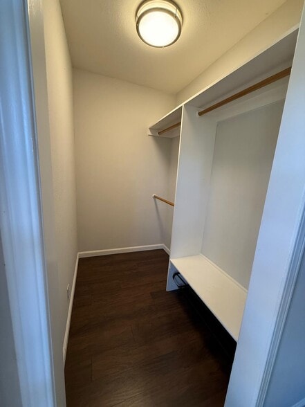 master bedroom closet - 16650 Rolando Ave
