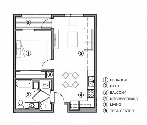 Floorplan - Residences on Farmer