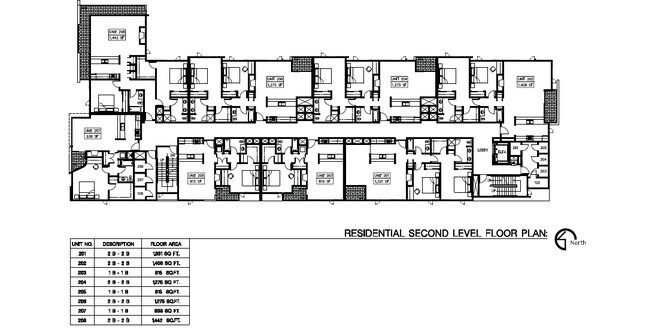 Floor Plan - Residential 2nd Floor - Millard Place