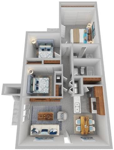 Floorplan - Otter Creek Villas