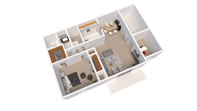 Floorplan - The Lodge Apartments