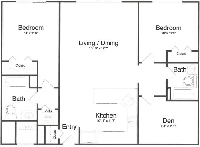 Floorplan - Courtyard at Jefferson