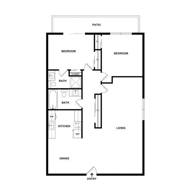Floorplan - Vivante Apartments