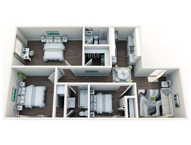 Floorplan - Flats on Wakefield