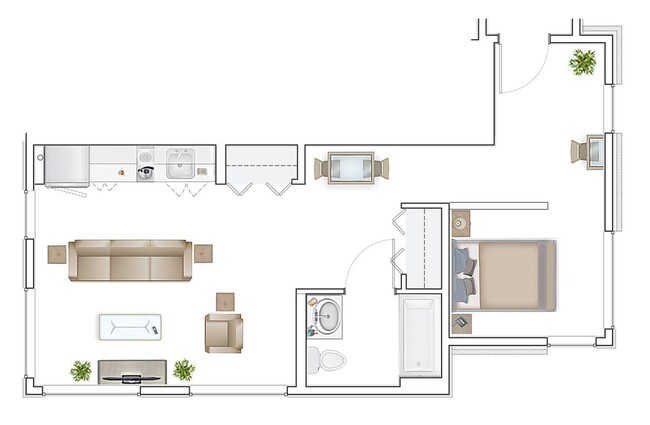 Floorplan - 1404 Boylston