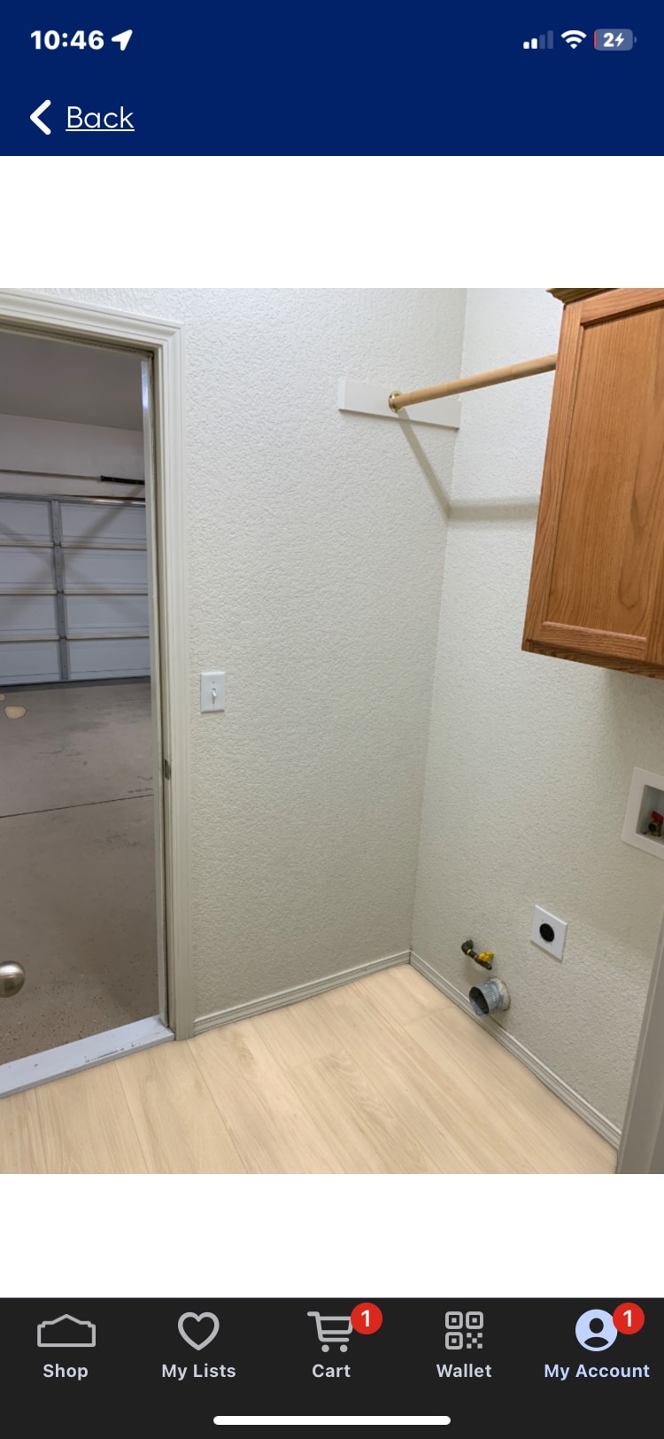 Laundry gas / electric Hookups - 2626 Capella Dr
