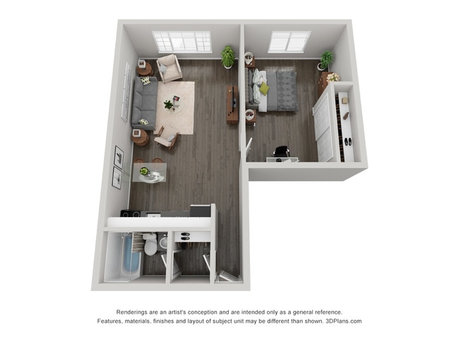 Floorplan - Studios @ 270