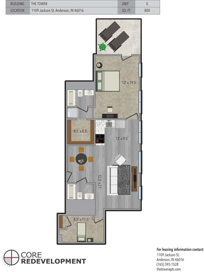 Floorplan - The Tower