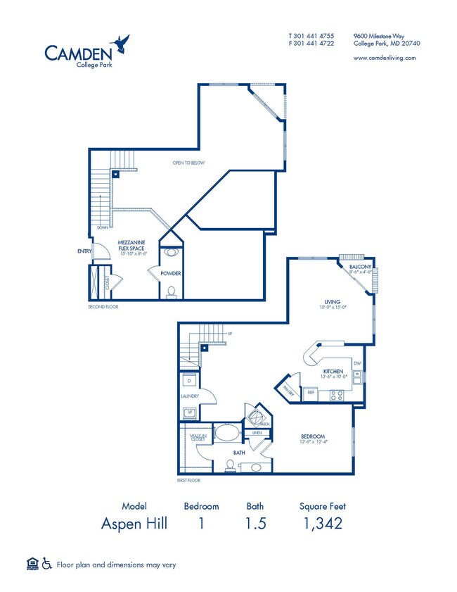 Floorplan - Camden College Park