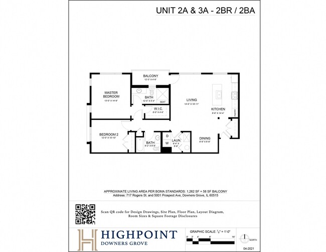 Floorplan - HIGHPOINT Downers Grove on Rogers