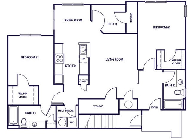 Floorplan - Grand Oaks Apartment Homes