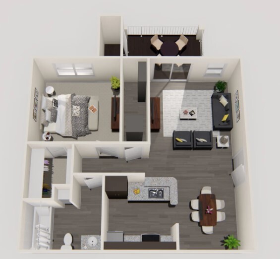 Floorplan - Enclave on East Apartments