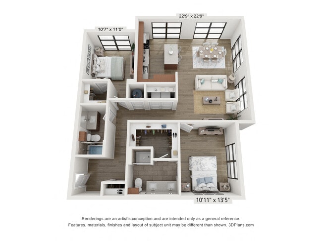 Floorplan - Wildhorse Apartments