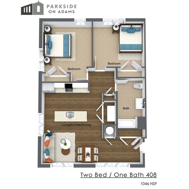 Floorplan - Parkside on Adams