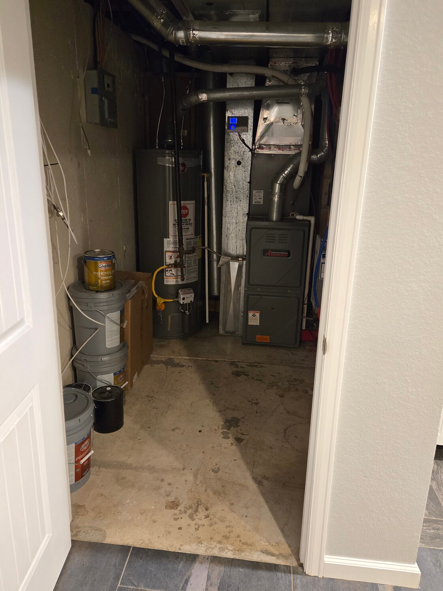 Mechanical room w/storage - 8731 Field Way
