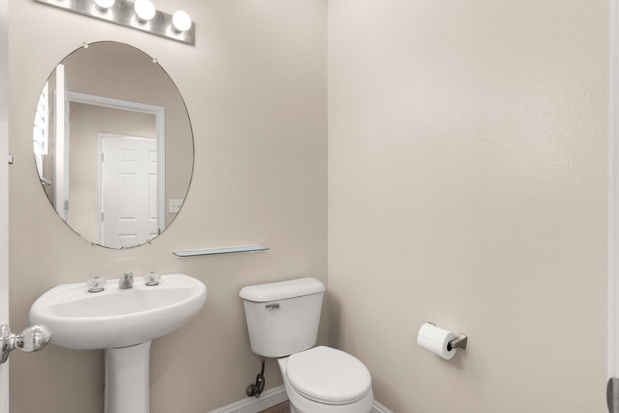 1/2 Bathroom on 1st Floor - 15804 Crest Ln
