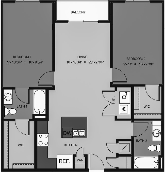 Floorplan - Regents West at 24th and 26th