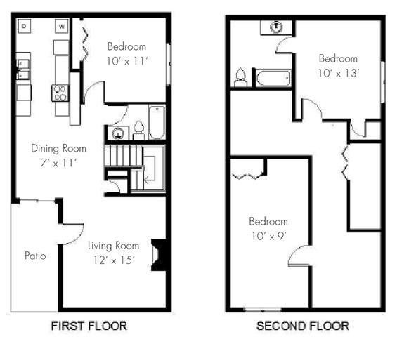 Floorplan - Aviare Place Apartments