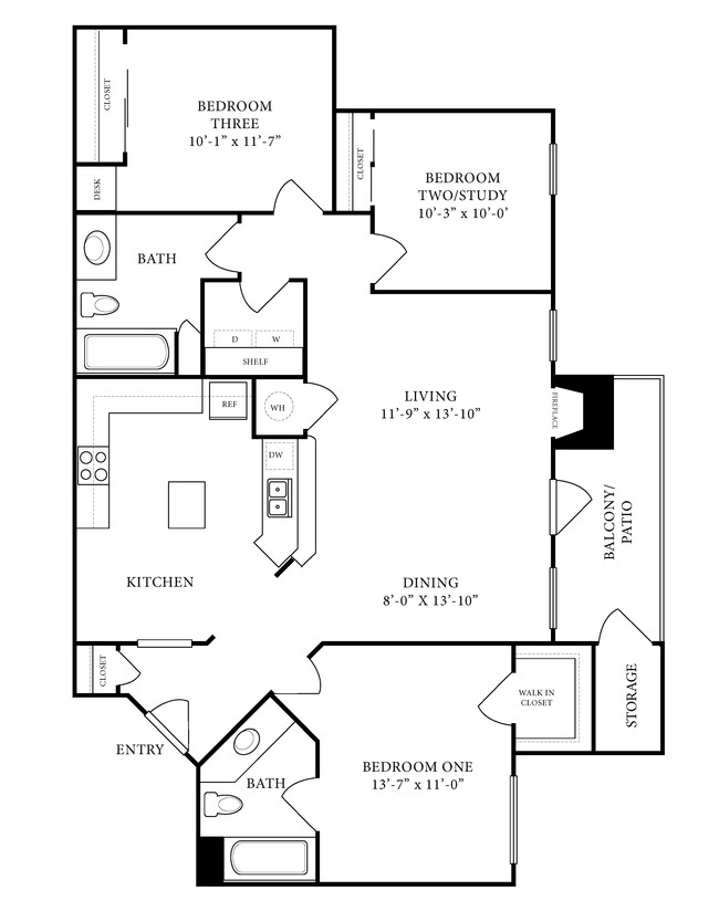 Floorplan - La Mirage