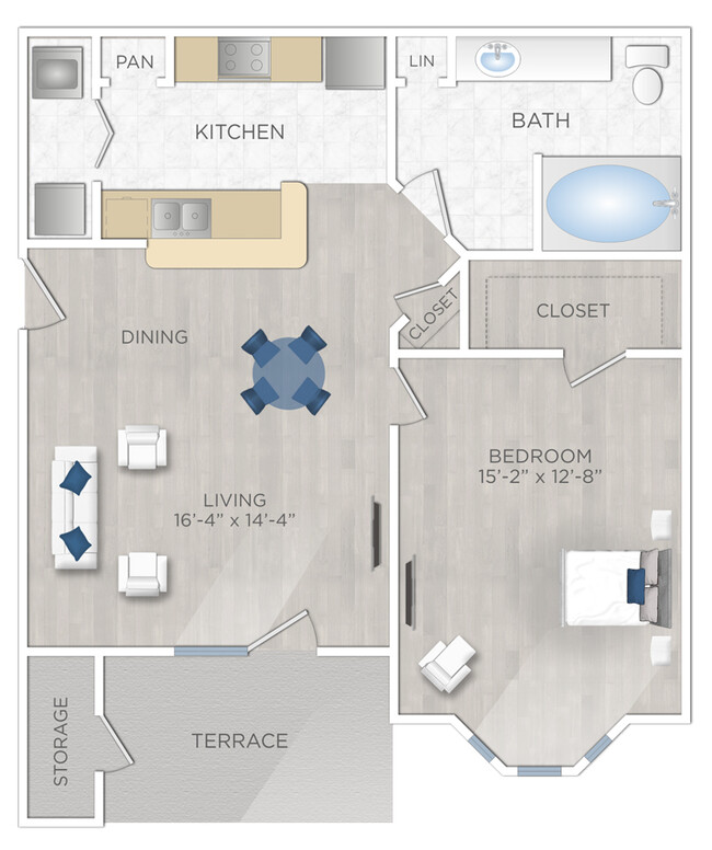 Floorplan - Montecristo Apartments