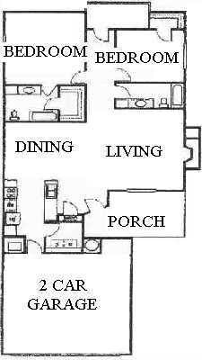 2BR/2BA - Meadow Glen Townhomes