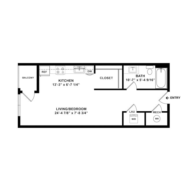 Floorplan - Gathyr Apartments